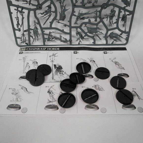 Warhammer Age Of Sigmar Nighthaunt Chainrasp Horde X10 Unassembled Miniatures - Picture 3 of 3